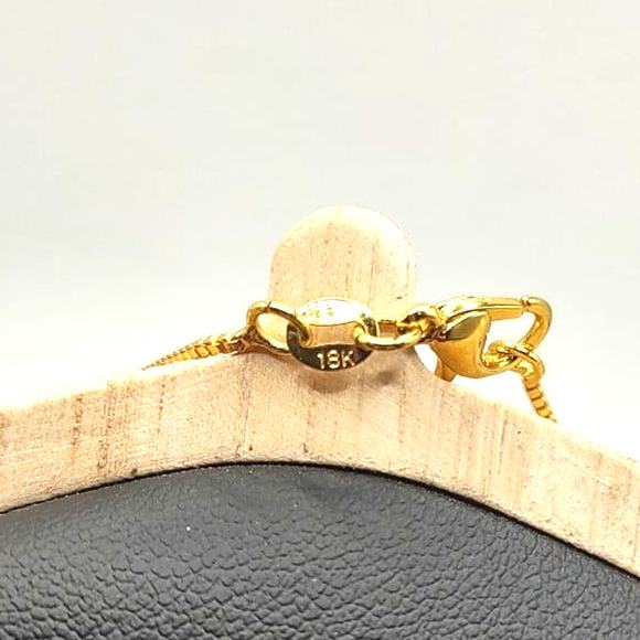 18k Gold Plated Necklace w/ St Archangel Michael Pendant Valentines Gift New - Picture 1 of 6